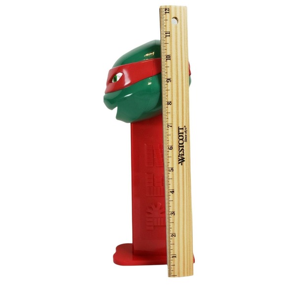 Teenage Mutant Ninja Turtle Raphael Giant Pez Candy Dispenser TMNT Fits Peez Pac - Picture 6 of 10